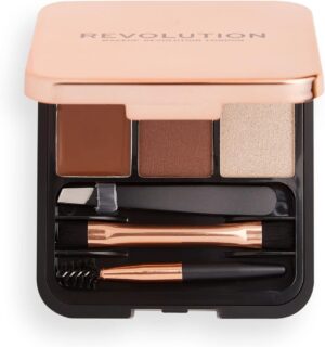 Revolution Beauty London, Brow Sculpt Kit, Medium, 3 Shades, 2.2g