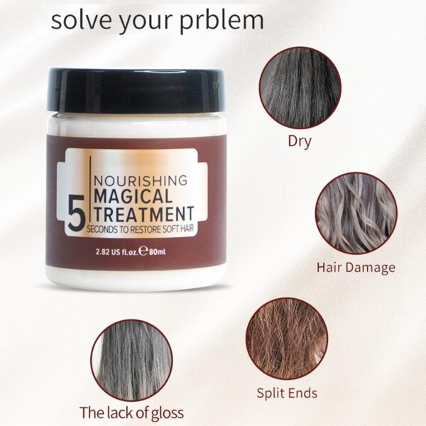 Nourishing Magical Treatment - Hair Mask Collagen - Collagen Hair Mask - Hair Repair Cream for Dry & Damaged Hair - 5 Seconds To Restore Soft Hair Mask