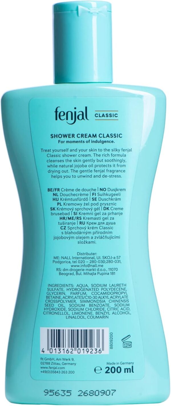 FENJAL Classic Luxury Shower Creme Body Wash - 200ml