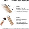 KYDA AirBrush Foundation Spray, Silky Foundation Makeup, High Coverage Smooth Creamy Finish, Lasting Lightweight Breathable, Moisturizing Makeup Primer (#118)