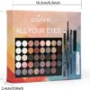 FantasyDay All-in-one Makeup Set Gift Surprise | Full Makeup Kit for Women Multipurpose Essential Starter Bundle Include Eyeshadow Palette Lipstick Blush Concealer Face Powder Eyeliner Mascara Brush
