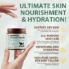 Beef Tallow for Skin Care 120 g, Tallow and Honey Balm, Tallow Face Cream, Tallow Face Moisturizer, Organic Grass-Fed Whipped Tallow Balm with Raw Honey, Deep Hydration for Face & Body
