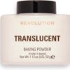 Revolution Beauty London, Loose Baking Powder, Prolongs Makeup Wear, Brightening Setting Powder, For All Skin Tones,Translucent, 32g