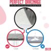 Asvin Large Anti Slip Bath & Shower Mat for Inside Shower & Wet Areas (60x80cm Grey) Quick Drying