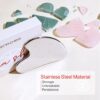 71jQ9OpDzL._AC_SL1500_.jpg Rena Chris Gua Sha Facial Tool, Stainless Steel Gua Sha Board for SPA Acupuncture, Metal Gua Sha for Body Face Neck and Eye, Skin Care Gift for Woman