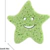 Kids Bath Sponge - Soft Wood Pulp Sponge Body Wash Scrubber,Cute Dead Skin Remover Body Scrubber Bath Rub Shower Brush for Children Kids Baby Toddler