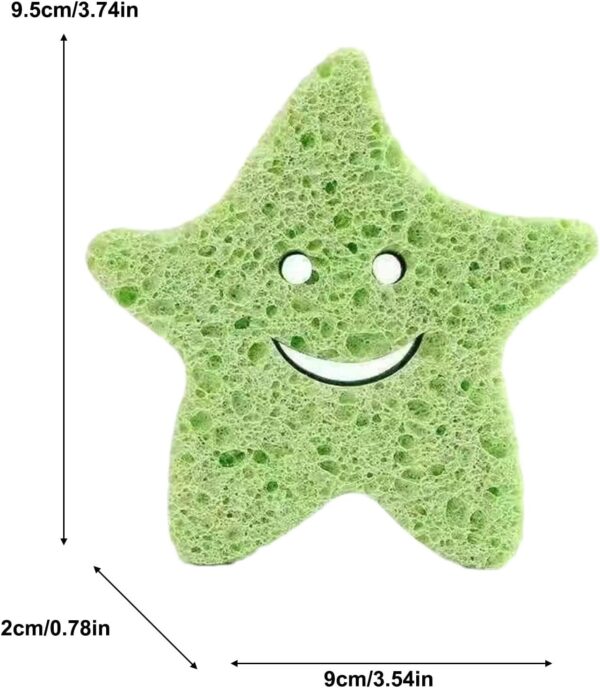 Kids Bath Sponge - Soft Wood Pulp Sponge Body Wash Scrubber,Cute Dead Skin Remover Body Scrubber Bath Rub Shower Brush for Children Kids Baby Toddler