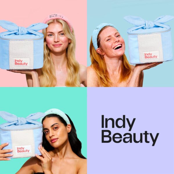 Birthday Skincare Gift Set with 25 Gifts - Hamper Gifts for Her - Skin & Beauty Gifts - 21 Full Sized Products - Gift Set Present for Women - Premium Skin Care Sets & Kits - Vegan - Indy Beauty