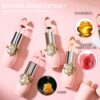 6 Packs Flower Jelly Lipstick Set Magic Temperature Color Change Lip Balm Long Lasting Moisturizer Lip Gloss Flower Jelly Lipstick Makeup Set (6PCS Set A)