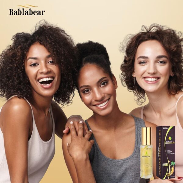 Bablabear Hair Oil for Frizzy Hair,Hydrating Oil Serum to Revitalize Damaged,Provides Heat Protection |Adds Hair Shine and Smooths Split Ends.