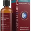 Mystic Moments | Patchouli & Rose Fragrance Oil - 100ml - Perfect for Soaps, Candles, Bath Bombs, Oil Burners, Diffusers and Skin & Hair Care Items