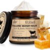 120g beef tallow, beef tallow skin care, Tallow and Honey Cream, Natural Tallow Face Moisturizer, Organic Hydrating Beef Tallow Balm Deeply Moisturizing for Face & Body Skin Care.