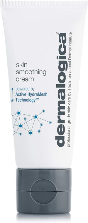 Dermalogica Skin Smoothing Cream 15ml with Vitamin C & Vitamin E - 48 Hours Of Continuous Hydration, Antioxidant-rich Formula with Grape Seed Extract, Combats Dryness and Dehydration, All Skin Types
