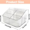 Homeanda Makeup Organiser Storage Compartments, Skin Care Cosmetic Organiser, Makeup Organiser and Storage(transparent)