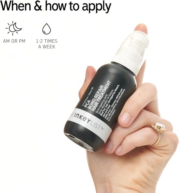 The Inkey List PCA Bond Repair Hair Treatment 100ml, For Hair Damaged by Bleach, Dye and Heat, Protects and Strengthens Hair, Vegan & Cruelty Free, Suitable For All Hair Types