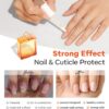 Modelones Nail Strengthener and Cuticle Oil Nail Care 8 in one Ridge Filling Nail Repair Kit Nail Growth Treatment for Thin& Damaged Nails, Moisturizes Dry Skin, Repairs Cuticles Nail Growth Oil 15ml