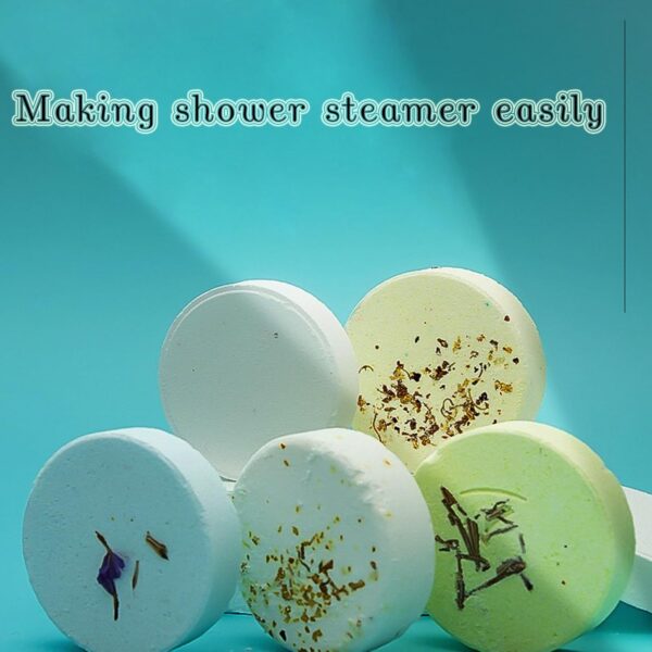 Medonala Bath Salt Steam Press Machine with a Set of Molds，DIY for Bath Bomb,Shower Steamer Maker,Bath Steamer Kit,Shower Tablets Steamer Press