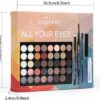 LHLXZQ Eyes Makeup Set, Inclundes 40 Colours Eyeshadow Palette Eyeliner Eyebrow Pencil Mascara and Makeup Brushes, Portable Travel Essential Starter Cosmetic Set for Teen Girls Women, 01B