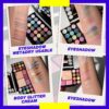 ZMILE COSMETICS Diamonds Beauty Box Vegan Cosmetics with Mirror - Small Make-Up Set for On the Go, for Traveling and as a Gift