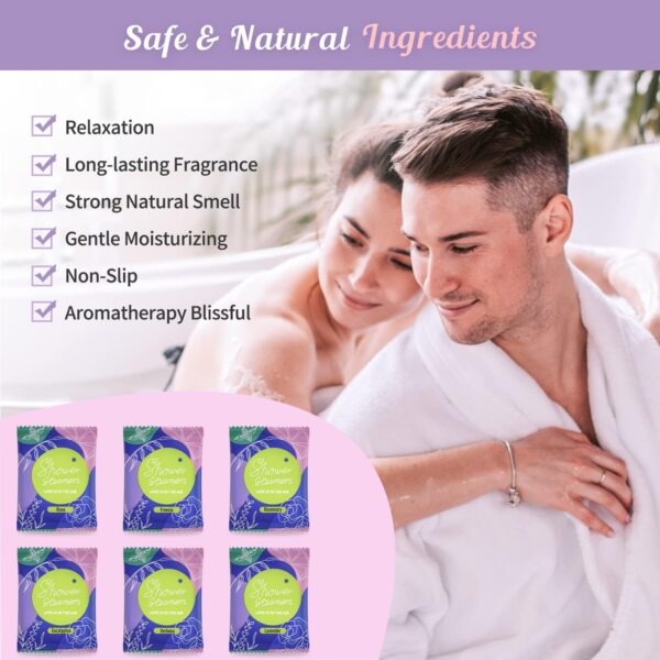 71lS4beYumL._AC_SL1500_.jpg Shower Steamers Aromatherapy, Natural Organic 12-Pack Lavender Eucalyptus & Peach Shower Tablets, Women Relaxing Bath Spa Gift Set, Heart-Shaped Tin Box Shower Fizzies for Party, Birthday, Christmas