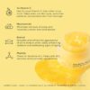 Saturday Skin Yuzu Vitamin C Sleep Overnight Face Mask Skin Care Retinol Niacinamide Face Moisturizer Brightening Sleeping Mask, Korean Skin Care, Vegan Smooth Skin and Reduce Wrinkles
