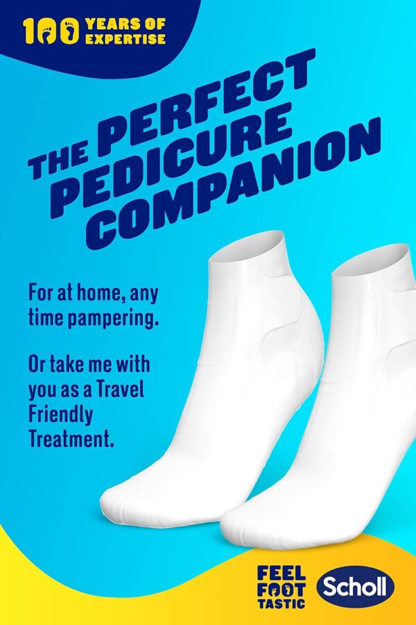 71lVAiZOaIL._AC_SL1500_.jpg Scholl ExpertCare Dry Skin Foot Mask - Nourishing Foot Mask with Coconut Oil, Urea, and Shea Butter - 24-Hour Moisture for Dry Foot Skin - 1 Pair of Foot Mask Socks, One Size