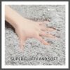 UVCMDUI Curved Shower Mat, 43.3x17.7x1.4in Soft Microfiber Shower Mat Outside Shower, Super Absorbent Corner Bath Mat Non Slip, Machine Washable, Grey