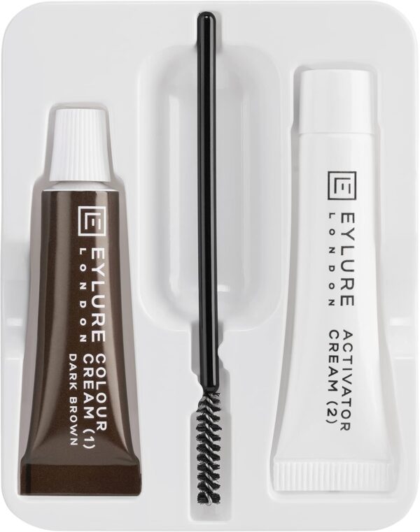 Eylure Dybrow Permanent Tint for Brows Dye Kit Dark Brown