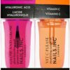 Nails.INC Mini Nail Treatment Duo, Includes Glow and Grow Nail Growth Treatment and Vit C Please Nourishing Cuticle Oil, With Active Skincare Ingredients to Promote Nail Health, Cruelty Free, Vegan