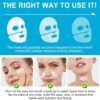 Collagen Face Mask with Deep Hydration,Bio Collagen Face Mask，Collagen Mask Overnight, Moisturizing and Water-Locking Properties, Brightens Skin Tone,Anti-aging Effect and Minimizes Pores-4 Pack