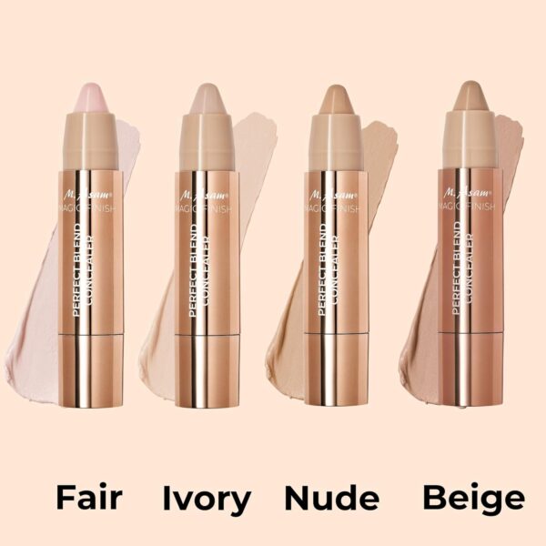 M. Asam MAGIC FINISH Perfect Blend Concealer Stick Fair (3g) – Concealer Stick with Bisabolol & Vitamin E, Smooth Texture for Dark Circles, Blemishes, Natural Coverage & Flawless Finish, Vegan