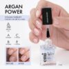 Nail Care Power Trio for strong, healthy, and nourished nails vitamin therapy Argan Power A, E, and F Vitamin Complex Keratin Serum protective shield Emi Nail Therapy System