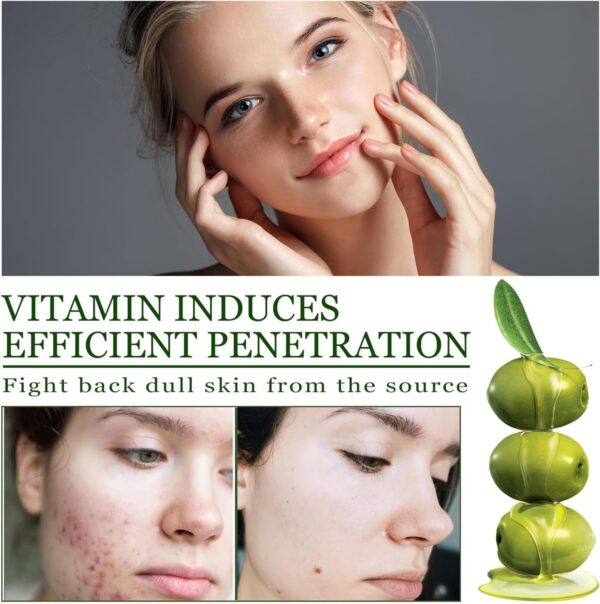 2PCS Olive Vitamin E Skin Oil,Anti Dry Body Oil,Firming Face Oil and Serum,Face & Body Skincare.Vitamin E Olive Bodu Oil,Natural Body Massage Oil,Hydrating Body Oil for Dry Skin,Relieve Dryness-75ML