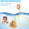 Gatphy Baby Bath Shower Head Baby Bath Toys, Submarine Shaped toddler bath shower head with Suction Cup Battery Operated Baby Watering Bath Toy for Kid Toddlers Girls Boys 1 2 3 4 5 Year Olds