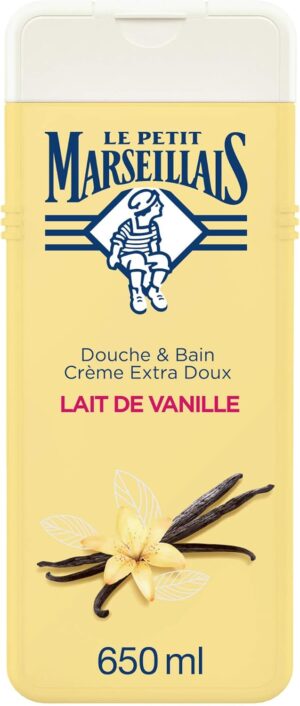 Le Petit Marseillais Shower and Bath Cream Extra-Gentle Vanilla Milk 650ml