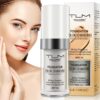 Colour Changing Foundation, TLM Flawless Color Changing Warm Skin Tone Foundation for Mature Skin, Waterproof Naturally Blends Moisturizing Foundation Makeup Base Nude Concealer Full Coverage SPF 15