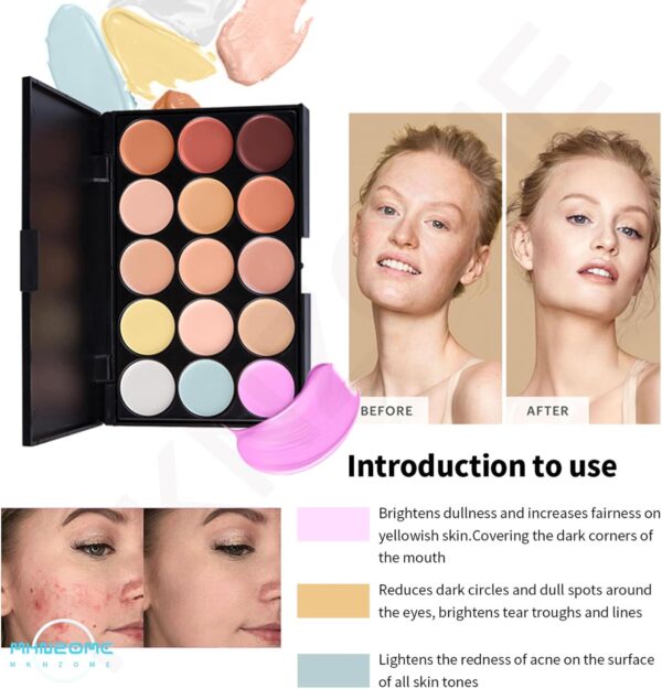 Professional Makeup Set,MKNZOME Make Up Set With Make-up Gift Box Portable Travel Makeup Kit Birthday Xmas Makeup Gift Set Eyeshadow Palette Foudation Concealer for Women Girls