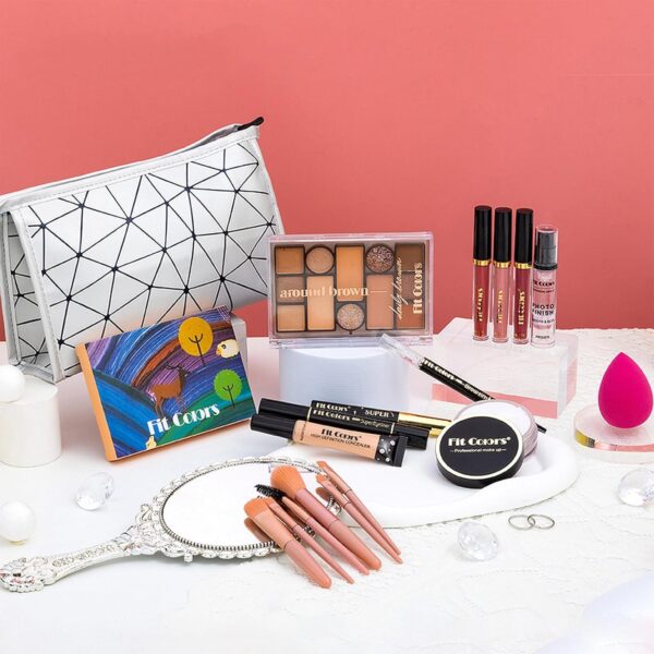 Makeup Sets For Girls Teenagers, All In One Makeup Kit, Makeup Gift Sets For Women With Makeup Storage Bag - Eyeshadow Palette Lip Glosses Concealer Primer Face Powder Mascara Eyebrow Pencil Eyeliner
