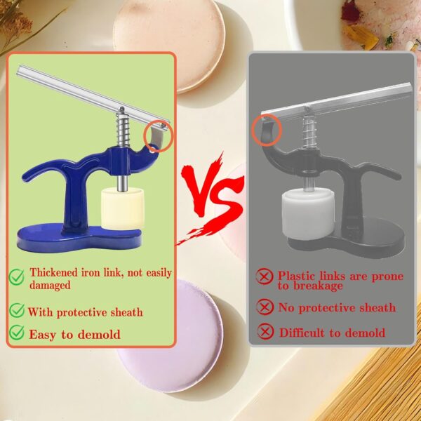 Medonala Bath Salt Steam Press Machine with a Set of Molds，DIY for Bath Bomb,Shower Steamer Maker,Bath Steamer Kit,Shower Tablets Steamer Press