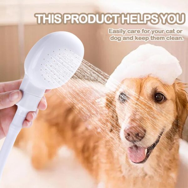 Shower Attachment for Taps, Portable Handheld Shower Head for Bath Taps, Shower Hose for Bath Taps with Fit Clamp Included, Shower Attachment for Taps, for Bathing Baby, Pet, Portable Dog Shower
