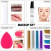 Professional All in one Makeup Set, Fenshine Cosmetic Make Up Starter Kit With Storage Bag Portable Travel Make Up Palette Eyeshadow Foundation Lip Gloss for Teenage & Adults (30PCS)