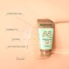 Garnier SkinActive Classic Perfecting All-in-1 BB Cream, Shade Classic Light, Tinted Moisturiser SPF 15, Brightens and Evens Skin, With Hyaluronic Acid Aloe & Mineral Pigments, 50 ml