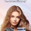 Hair Dryer, 150000 RPM Portable Professional High Speed Ionic Blow Dryer for Fast Drying, 500 Million Negative Ions Care & Heat-Control & Low Noise with Magnetic Diffuser & Nozzle, 5 Temps & 3 Speeds