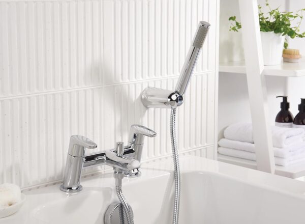 Bristan OR BSM C Orta Bath Shower Mixer - Chrome Plated