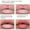 Lip Liner And Lipstick Set, Matte Liquid Lipstick Lip Liner Set Long Lasting Moisturizing Velvety Lipstick Matte Pink Lip Gloss Waterproof Non-Stick Cup Liquid Lipstick Lipliner Make Up Gift Set