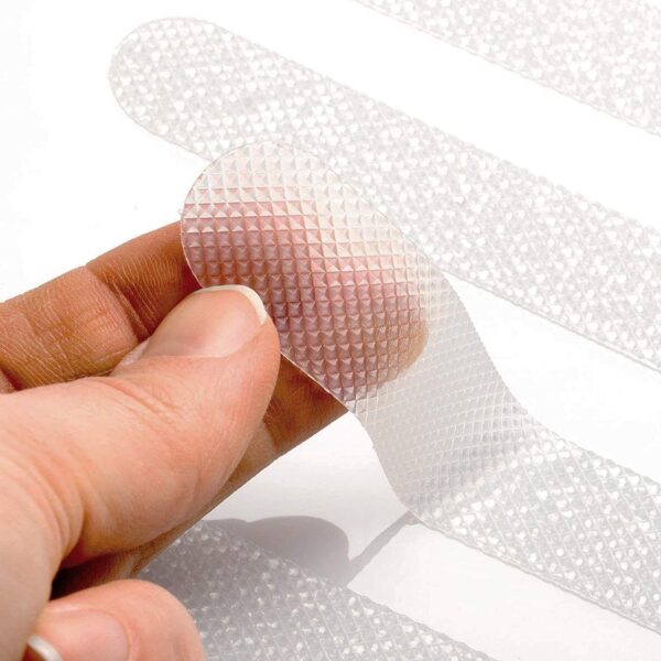 Ruitena - 36pcs Non-Slip Strip Stickers, Anti Slip Grip Stickers Non Slip Strips Pad Bathtub Flooring Safety Tape Mat for Bath Shower (20mm * 200mm)
