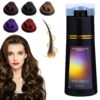 Polar Hair Dye Shampoo, Polar Hair Care, Polar Hair Care Instant Dye Shampoo, Natural Hair Color Shampoo for Gray Hair Coverage, Suitable for Women & Men (Light Brown)