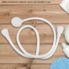 Fdit 1.2M Double Tap Connection Push On Bath Sink Shower Head Handheld Showers Hose Water Spray Pet Hair Dresser G1/2" Connector Thread