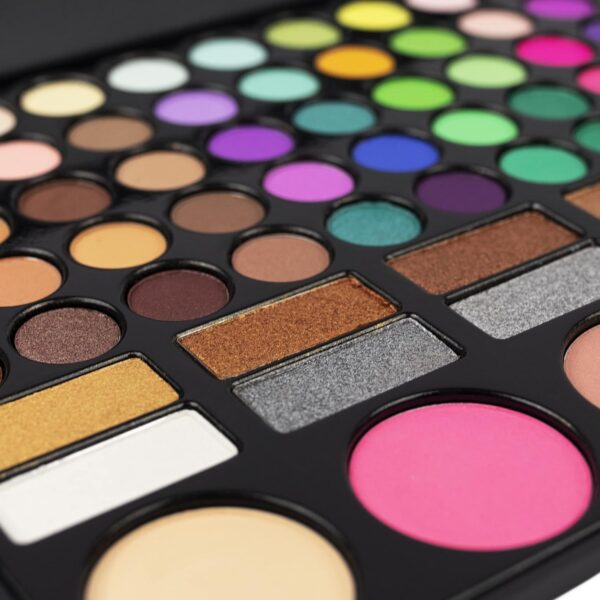 LaRoc 78 Shade Eyeshadow Palette - High Pigment Makeup Palette with Nude Eyeshadow, Powder Blush, Matte & Shimmer Shades - Gold to Black Eye Shadows, Applicators & Make Up Mirror