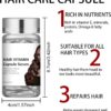 50PCS Capsules for Hair Care,Hair Vitamin Serum Capsule,Deep Conditioning Repair Improve Damaged Hair,Prevent Hair Loss and Enhance Shine, Hair Care Capsule for All Hair Types